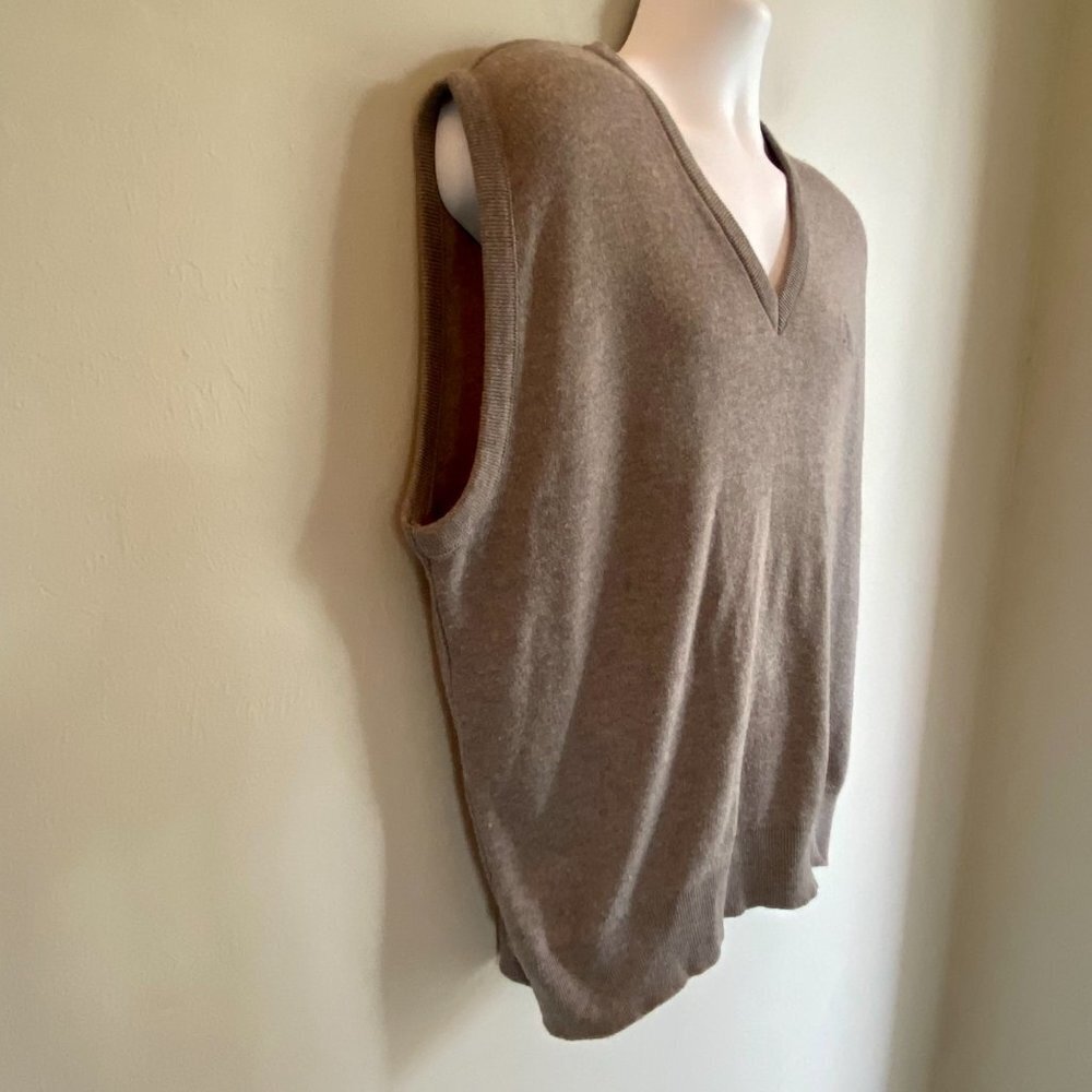 Classic IZOD Gray Acrylic Sweater Vest Men's Large - Picture 4 of 9